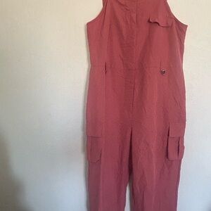 Chic Sleeveless Rose Jumpsuit